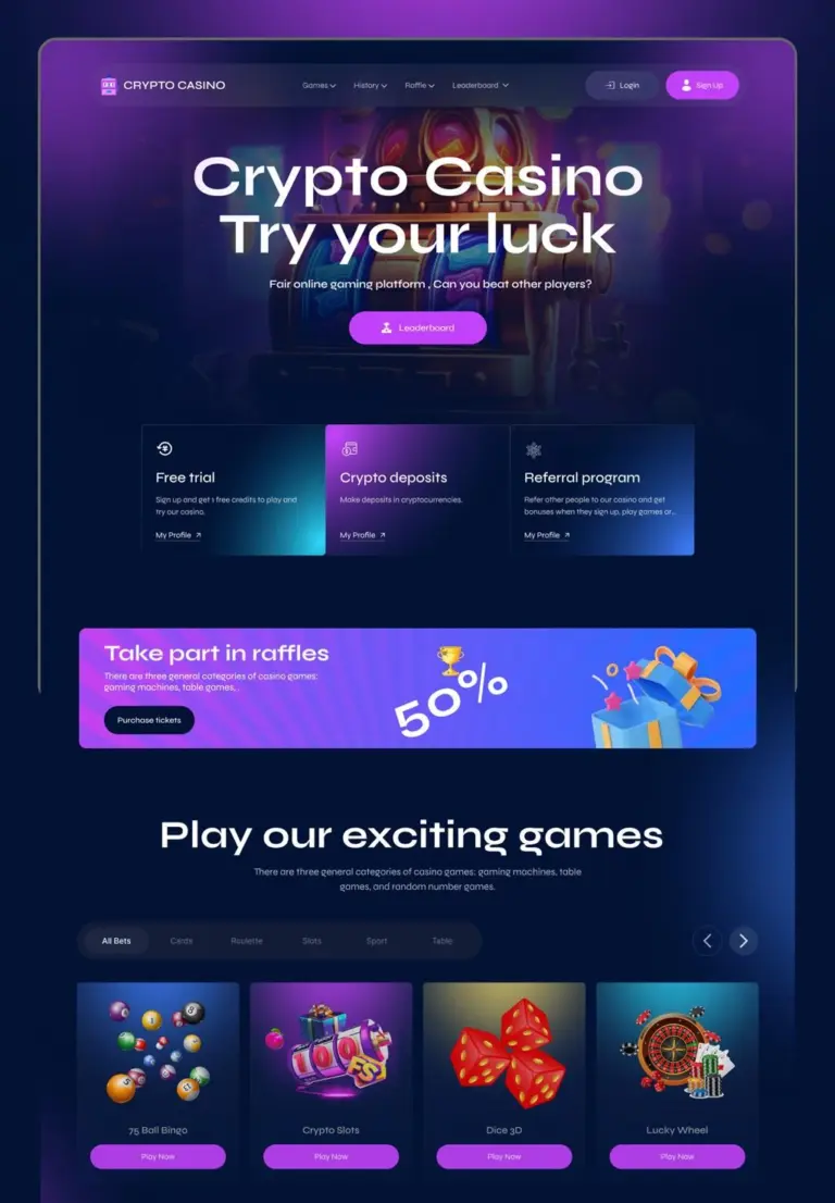 Bitcoin casino interface showing user balance and game selection on laptop