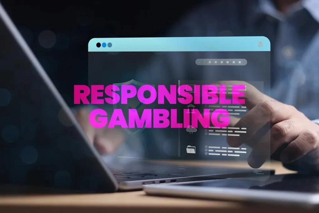 User applying responsible gambling limits while playing on crypto casino platform