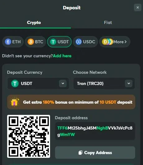 Cryptocurrency transaction being processed with wallet address and network confirmation details