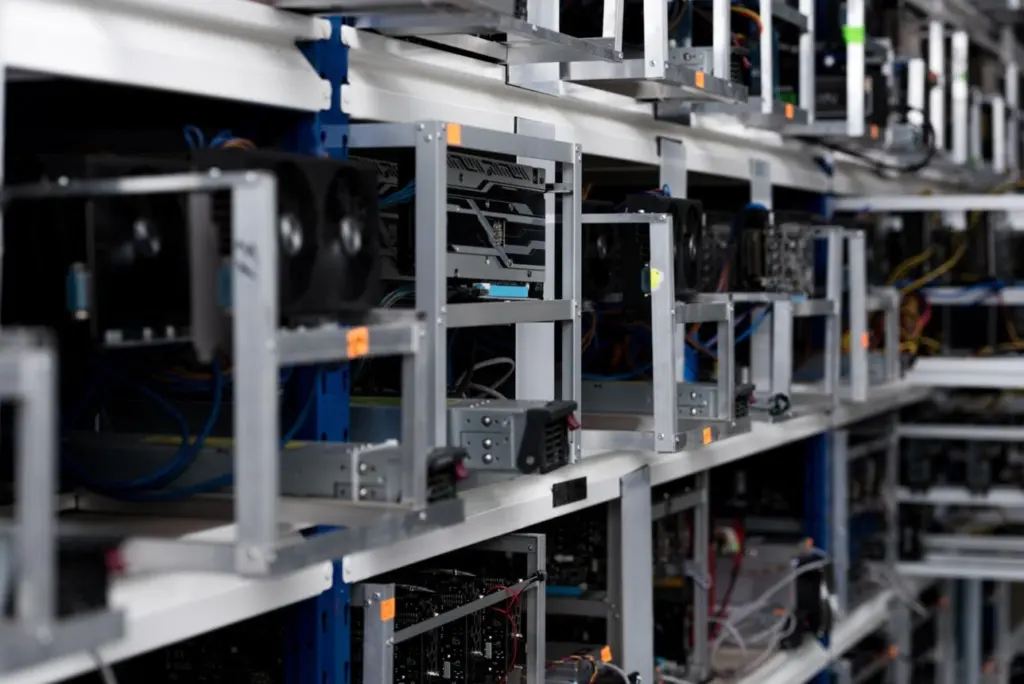 Bitcoin mining hardware compared to Ethereum staking validation system