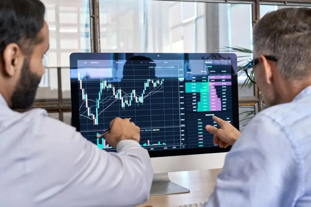Bitcoin and Ethereum price charts showing different volatility and market behavior patterns
