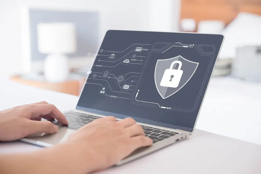 User securing crypto casino account with two factor authentication and verification